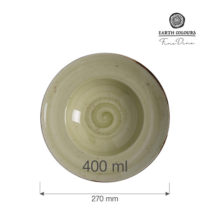 Olive pasta plate, 270mm