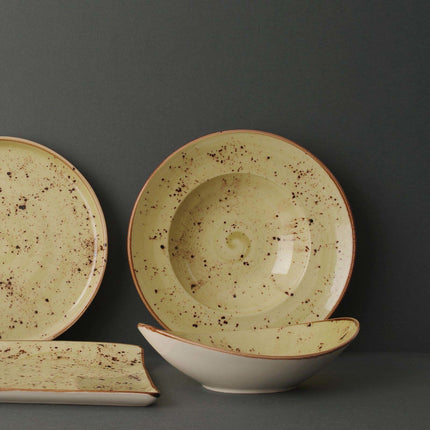 Olive pasta plate, 270mm