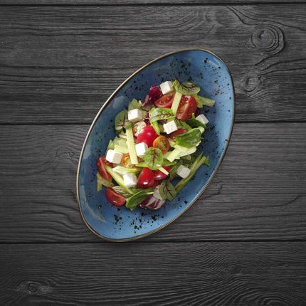 Iris organic shape plate, 350x210mm