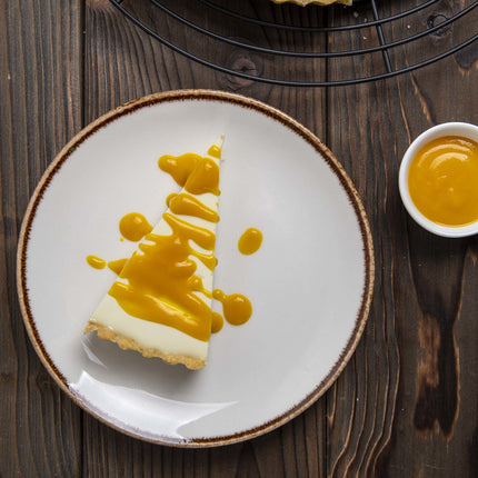 Vanilla serving plate, 215x120mm