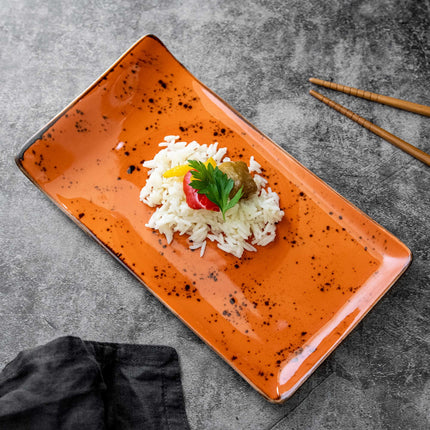 Dahlia serving plate, 215x90mm