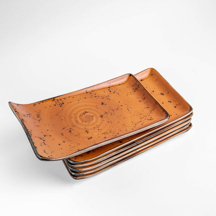 Dahlia serving plate, 215x120mm