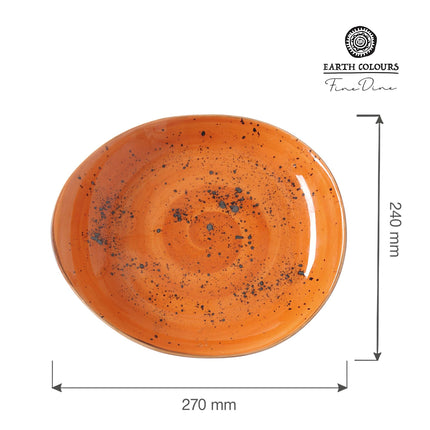 Dahlia presentation plate, 240x270mm