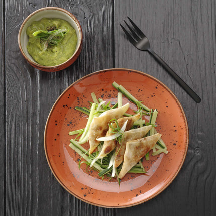 Dahlia presentation plate, 240x270mm