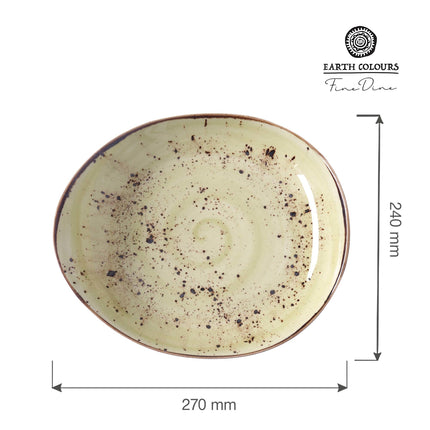 Olive presentation plate, 240x270mm