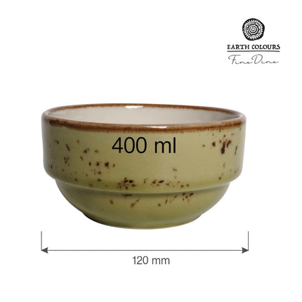 Olive stackable bowl, 120mm
