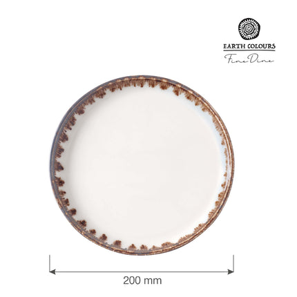 Vanilla shallow bowl, 200x(h)40mm