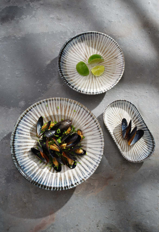 Ammonite pasta plate 260 mm