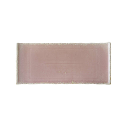 Rectangular plate Rosa, 340x150 mm