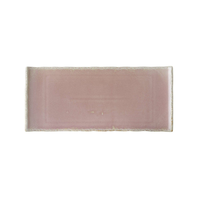 Rectangular plate Rosa, 340x150 mm