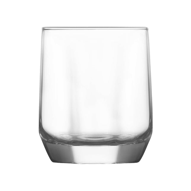 Riga Old Fashioned Glass 310ml - Lowball Whisky Glass With Thick Base For Stable Ice Drinks