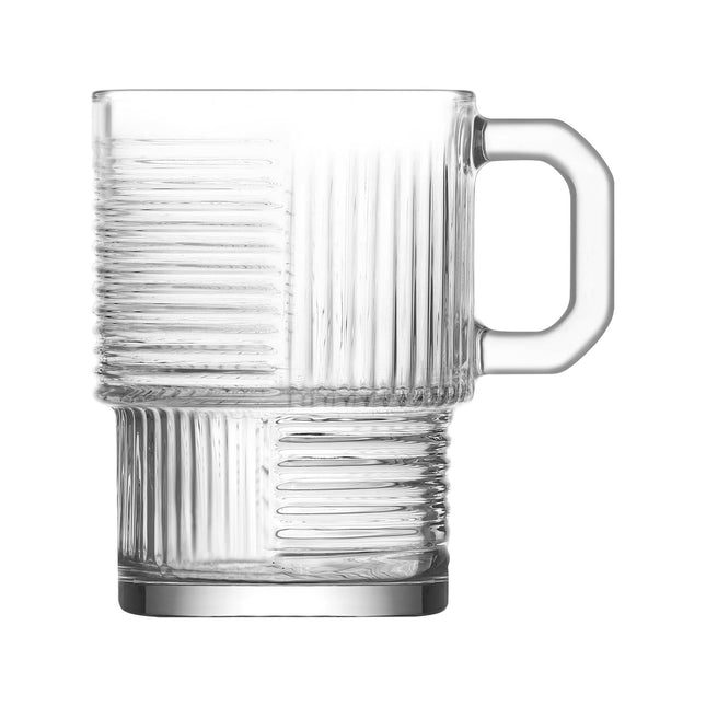 LAV Istanbul Glass Mug 270ml - Elegant Turkish Glassware For Everyday Moments And Special Occasions