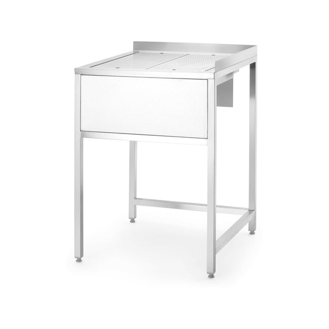 Oxygen corner station with hidden sink compartment and jug rinser, 650x650x(h)900mm