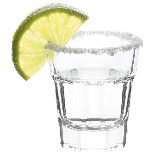 LAV Amsterdam Liqueur Glass 45 Ml - High Transparency Thick Cut Glass With Impact Resistance And Light Refraction