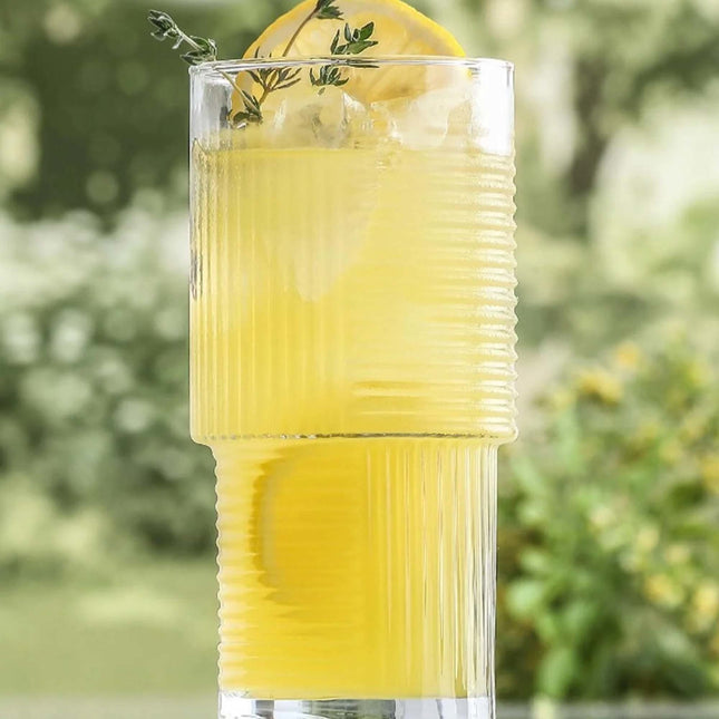 LAV Istanbul Long Drink Glass 400 ml - Elegant Durable Premium Glassware For Everyday Use