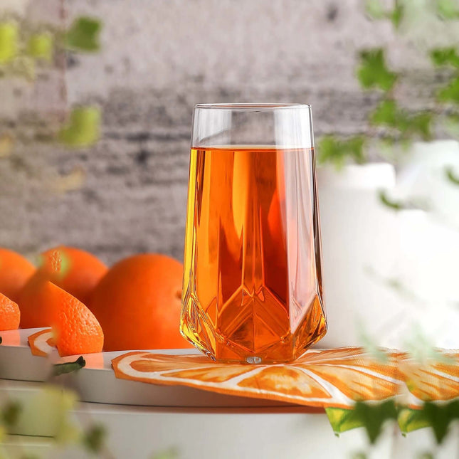 LAV Verona Long Drink Glass 460 Ml - Versatile Tall Glass For Cocktails And Drinks