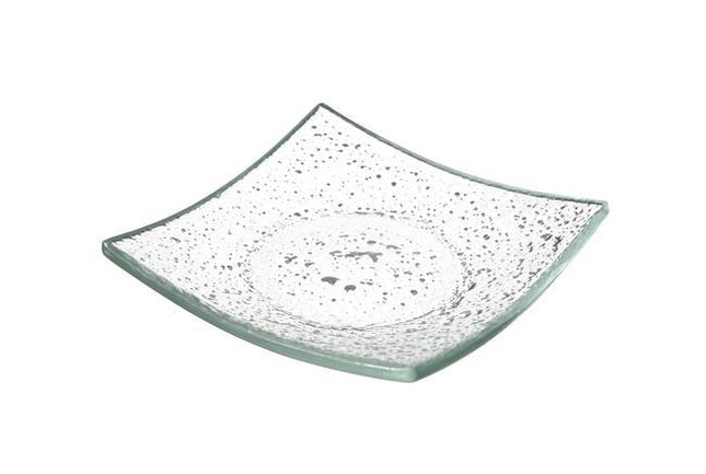 Vetro Fingerfood Square Glass Dish 80x80mm - Transparent Elegance for Buffets and Events