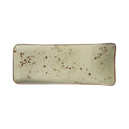 Olive serving plate, 215x180mm