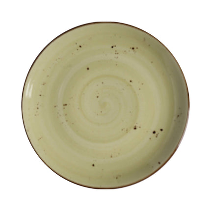 Olive flat plate, 190mm