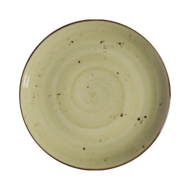 Olive flat plate, 190mm