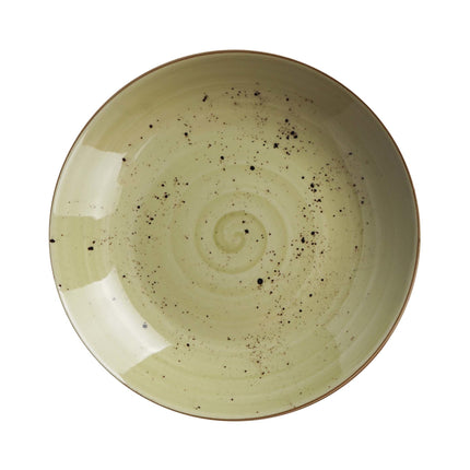 Olive deep coupe plate, 230mm