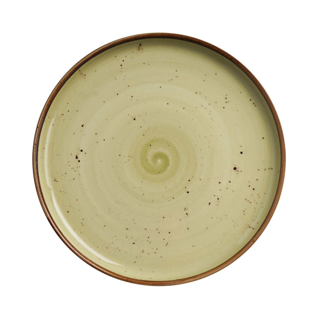 Olive high edge plate, 210mm