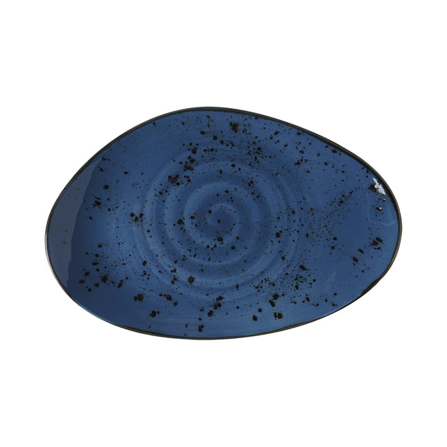 Iris organic shape plate, 350x210mm