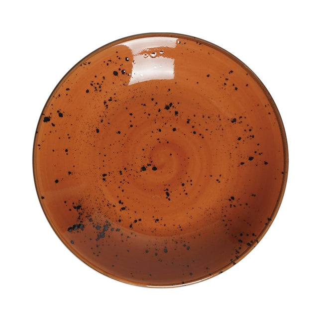 Dahlia deep coupe plate, 230mm