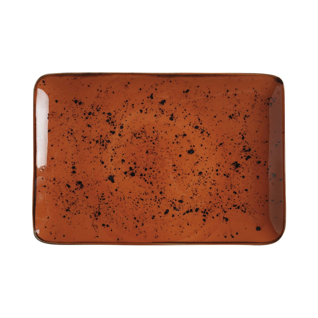 Dahlia rectangular plate, 300x200mm