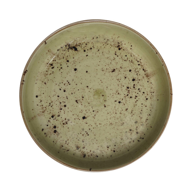 Olive shallow bowl, 200mm