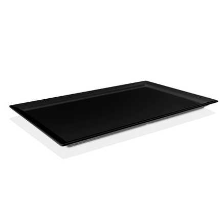 1/3 GN tray in melamine, black