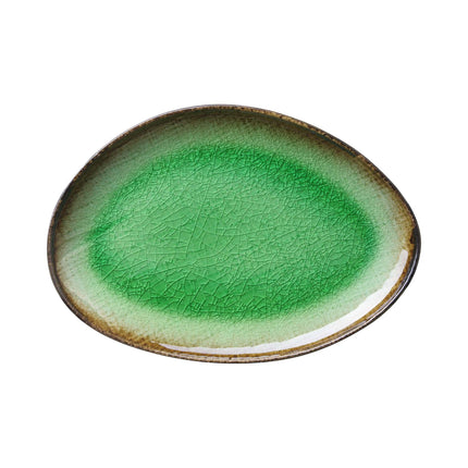 Beryl organic shaped plate, 270x190mm