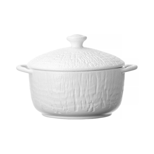 Crust handle tureen with lid, 140mm