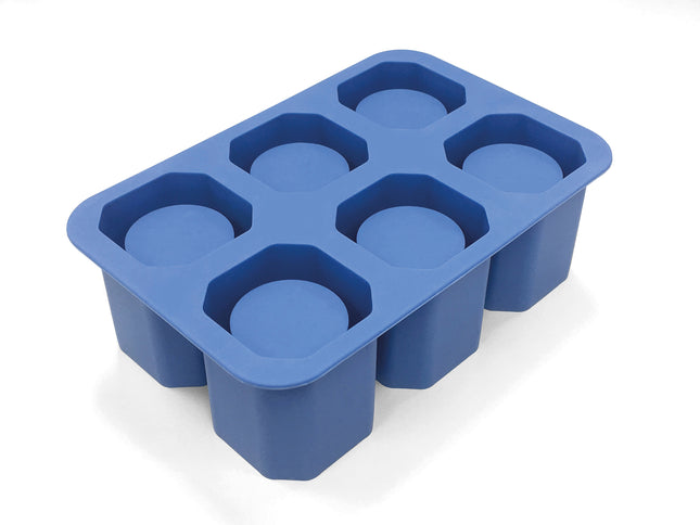 Bar Up Silicone Ice Shot Glass Maker - Six Cavities For Perfect Cocktail Shots Every Time