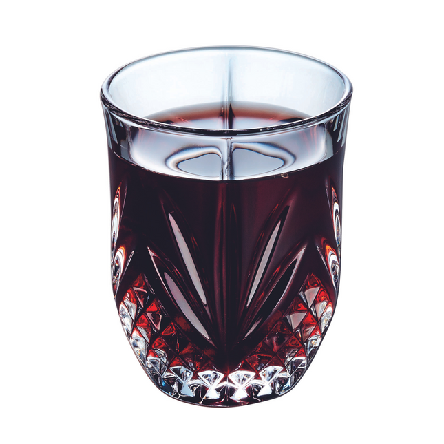 Broadway Shot Glass 50ml - Crystal Look, Durable Carved Design Elevates Every Cocktail