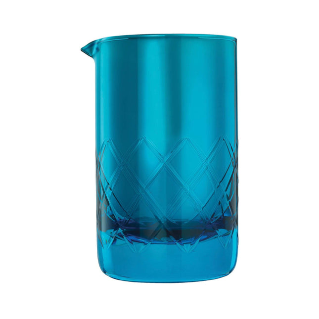 Barfly Mixing Glass 500 Ml Blue - Stainless Steel Interior With Integrated Pouring Spout And Weighted Base