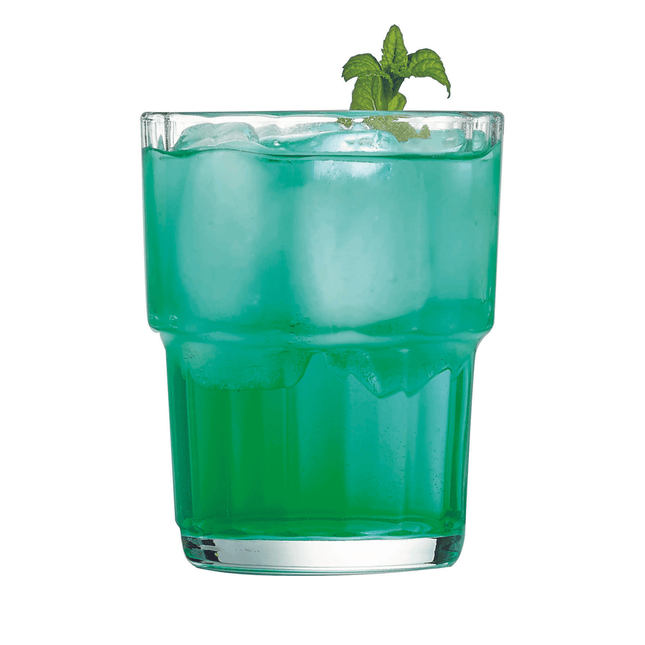 Arcoroc Norvege 160ml lowball glass, professional-grade glassware for institutional use, clear glass with a smooth rim.