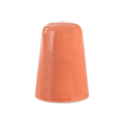 Porland amber pepper shaker with a smooth, rounded design, ideal for seasoning at the dining table.