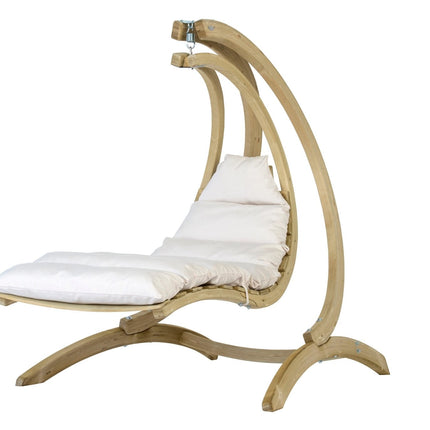 Swing Lounger Amazonas __label: NEW swing-loungercustom-wood-designscream-600563